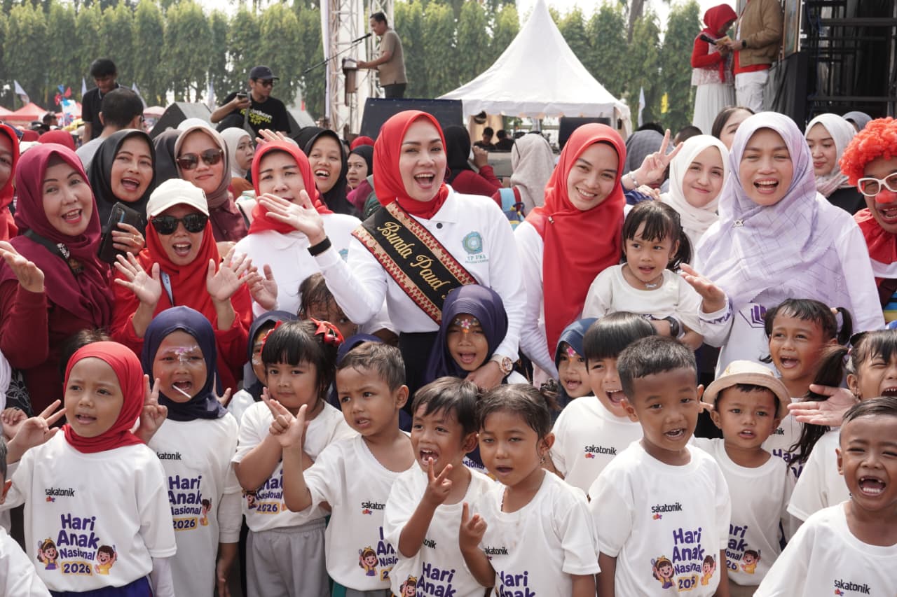 Semarak HAN ke-42, Pemprov Lampung Ajak Puluhan Ribu Anak Biasakan Hidup Sehat